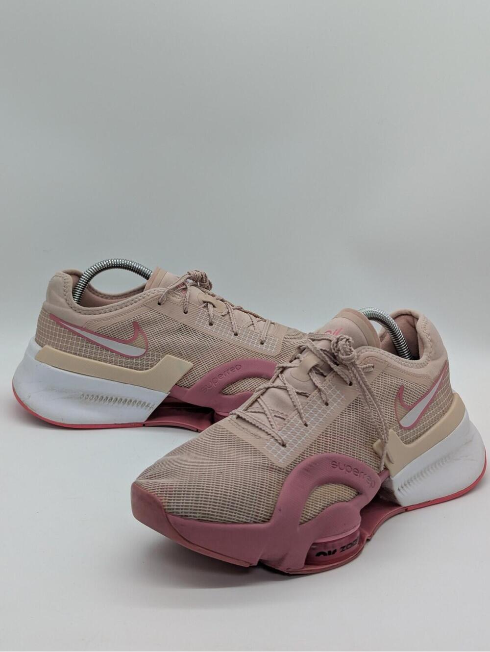 Nike Air Zoom SuperRep 3 Pink Oxford White DA9492-600 HIIT Shoes Women's Size 10